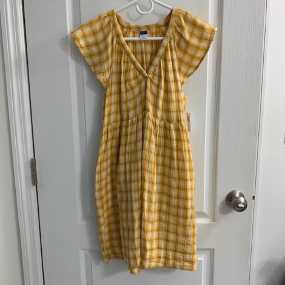 *NWT* Old Navy Ladies Flutter-Sleeve Mini Swing Dress  -  Size XS